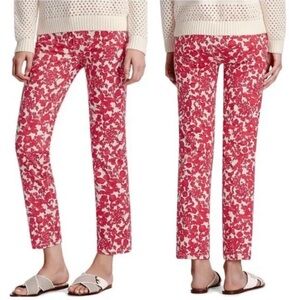 TORY BURCH Laurel Cropped Straight Leg Jeans